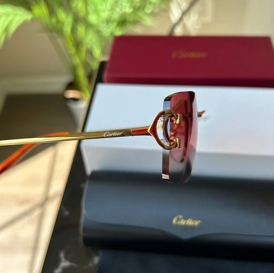 Cartier Glasses [ Red ]