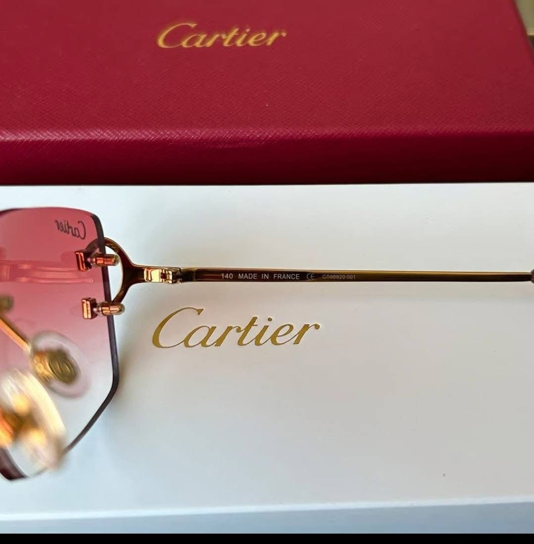 Cartier Glasses [ Red ]